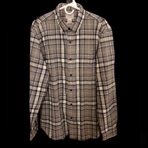 L.L. Bean Plaid Flannel Shirt size L